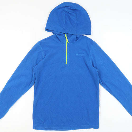 Mountain Warehouse Boys Blue Pullover Hoodie 11-12 Years