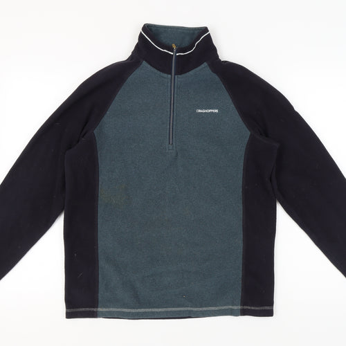 Craghoppers Men's Blue M 1/2 Zip Fleece Sweatshirt