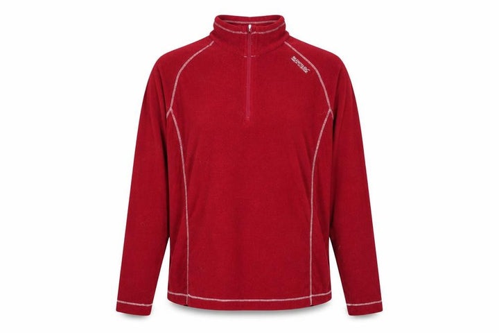Regatta Women's Red Lightweight Henley 1/4 Zip Sweatshirt