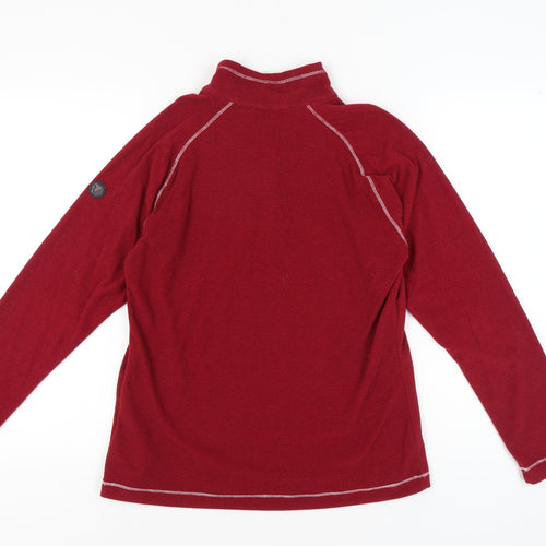 Regatta Women's Red Lightweight Henley 1/4 Zip Sweatshirt