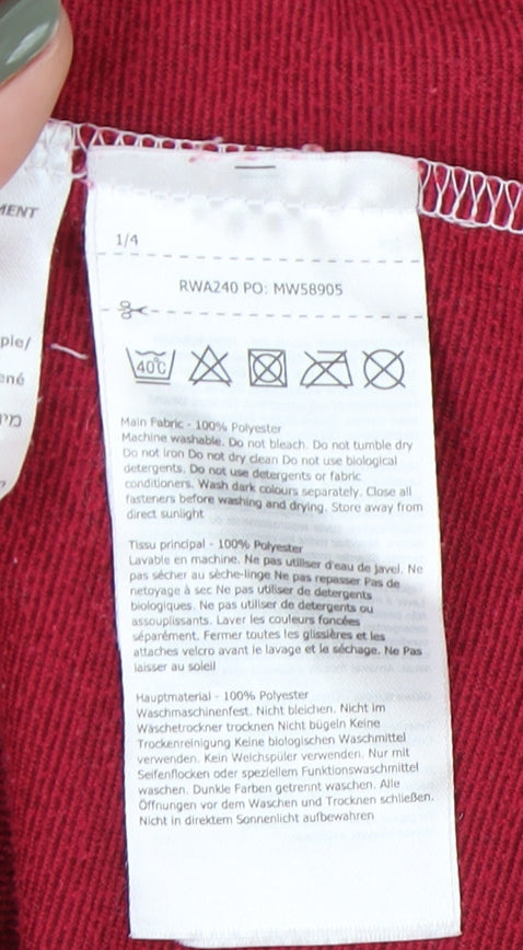 Regatta Women's Red Lightweight Henley 1/4 Zip Sweatshirt