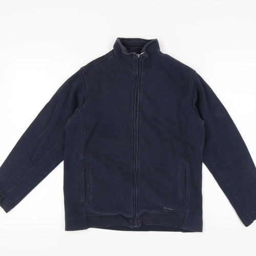 Champion Unisex Blue Fleece Sweatshirt Size S Full Zip
