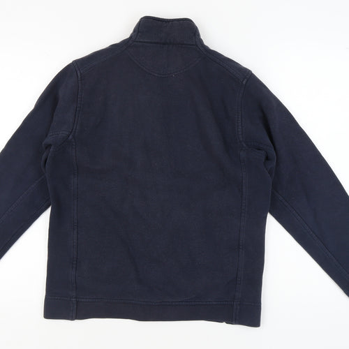 Champion Unisex Blue Fleece Sweatshirt Size S Full Zip
