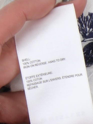 Whistles Women's White Floral Embroidered Blouse