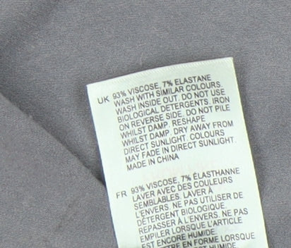 White Stuff Women's Grey Midi Pencil Skirt Size 12