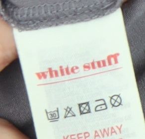 White Stuff Women's Grey Midi Pencil Skirt Size 12