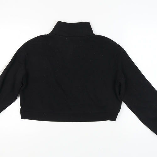 H&M Women's Black NASA Henley Sweatshirt S