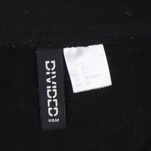 H&M Women's Black NASA Henley Sweatshirt S