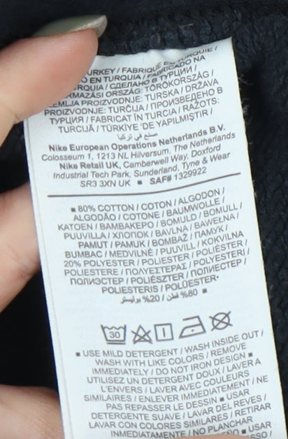 Nike Black Pullover Sweatshirt Unisex Adult Size S