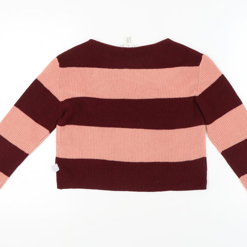 H&M Girls Harry Potter Striped Pullover Jumper Size 10-12