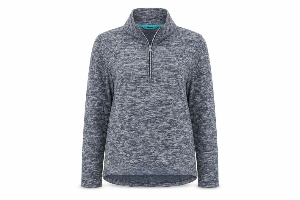 Regatta Women's Grey Henley Sweatshirt Size 14
