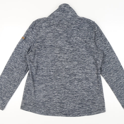 Regatta Women's Grey Henley Sweatshirt Size 14