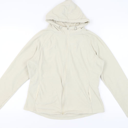 Peter Storm Women's Beige Fleece Jacket Size 14