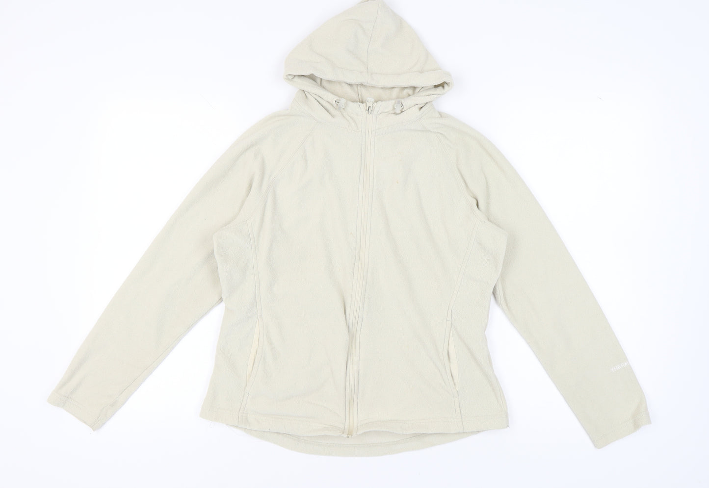 Peter Storm Women's Beige Fleece Jacket Size 14