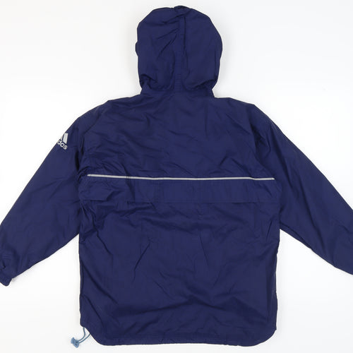 Adidas Boys Blue Windbreaker Jacket 11-12 Years