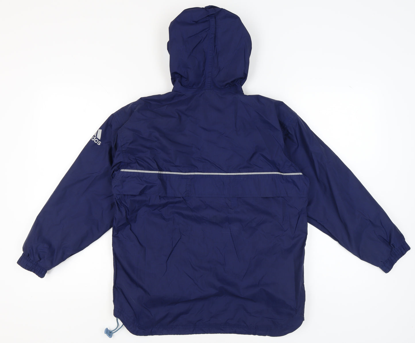 Adidas Boys Blue Windbreaker Jacket 11-12 Years