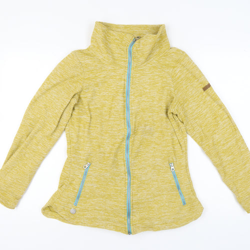 Regatta Women's Yellow Zip Sweatshirt Size 12