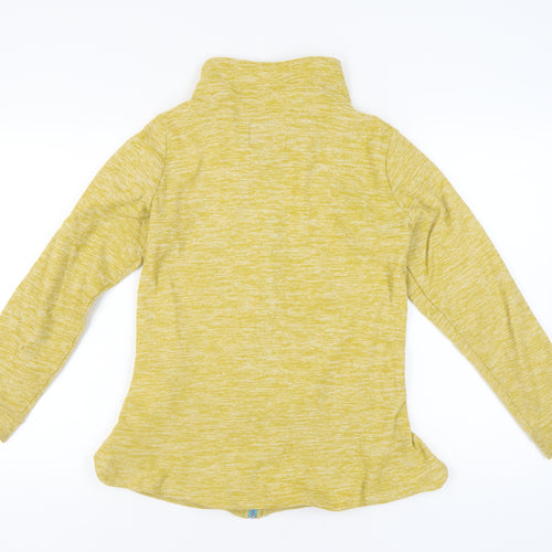 Regatta Women's Yellow Zip Sweatshirt Size 12
