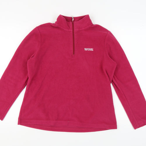 Regatta Women's Pink Fleece Sweatshirt, Size 16, Casual Outdoor