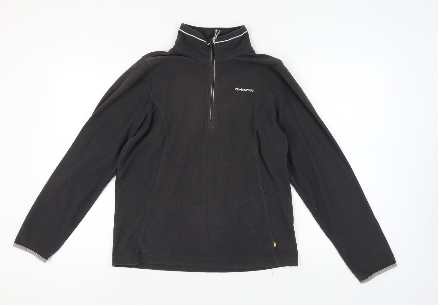 Craghoppers Men's Black 1/2 Zip Fleece Sweatshirt S