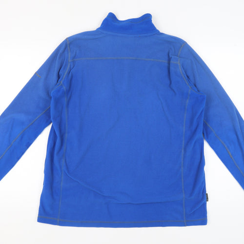 Trespass Men's Blue Fleece 1/2 Zip Jumper Size L