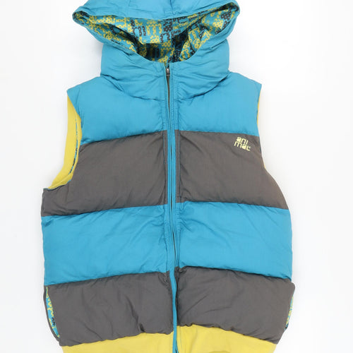 Animal Women's Multicoloured Hooded Waistcoat Size 12