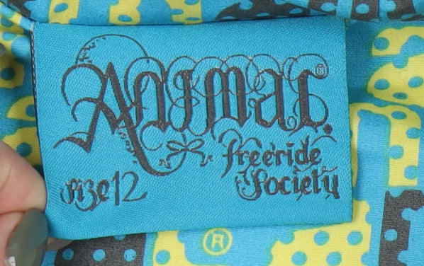 Animal Women's Multicoloured Hooded Waistcoat Size 12