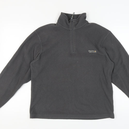 Regatta Men's Grey Fleece Sweatshirt S 1/4 Zip Outdoor