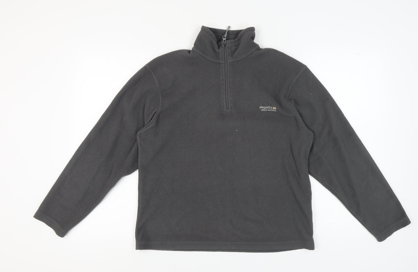 Regatta Men's Grey Fleece Sweatshirt S 1/4 Zip Outdoor