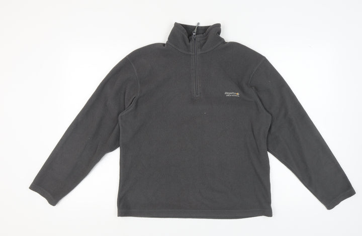 Regatta Men's Grey Fleece Sweatshirt S 1/4 Zip Outdoor