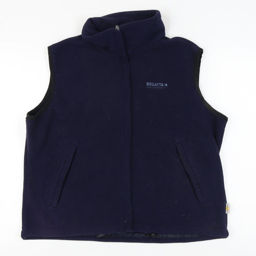 Regatta Women's Blue Fleece Waistcoat Size 16