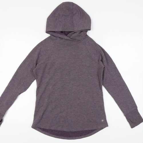 Layer8 Women's Purple S Quick Dry Pullover Hoodie