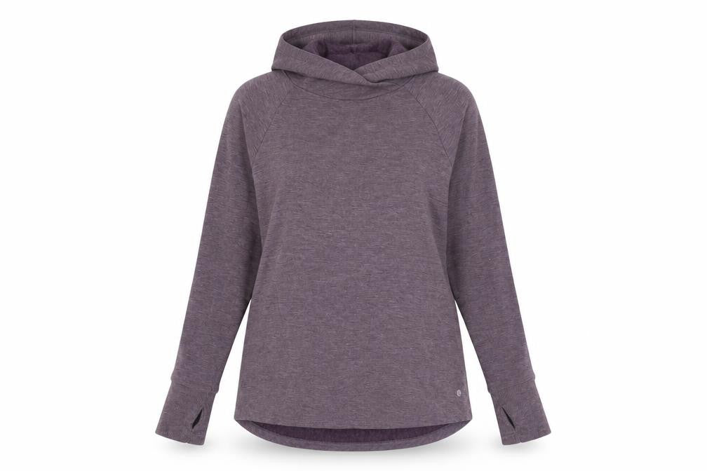 Layer8 Women's Purple S Quick Dry Pullover Hoodie