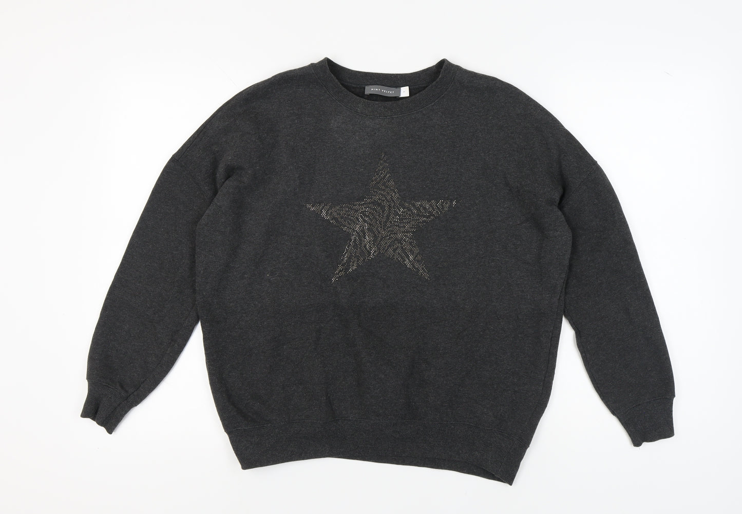 Mint Velvet Women's Black Pullover Sweatshirt M