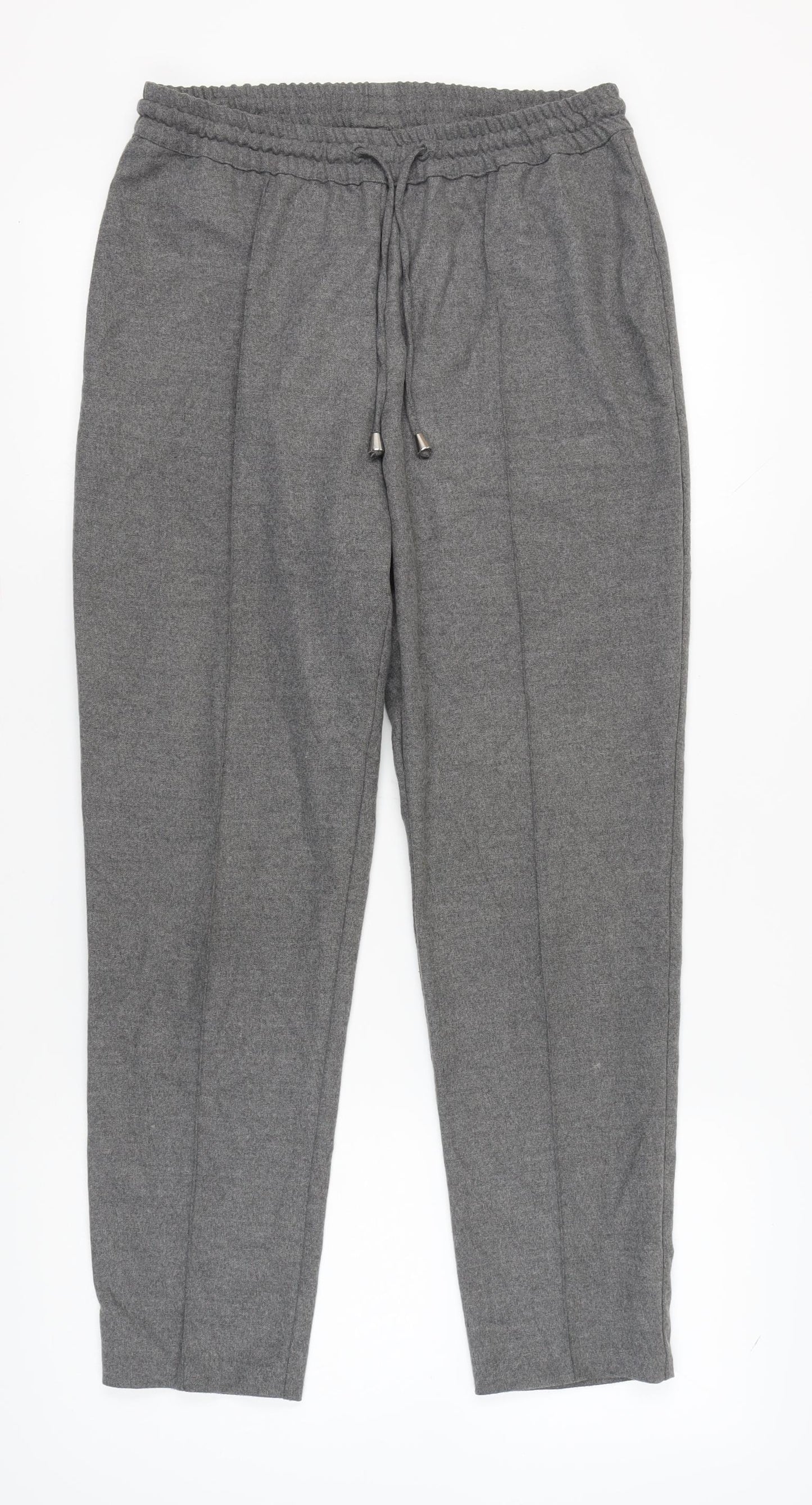 John Lewis Women's Grey Joggers, Size 12, Casual Style
