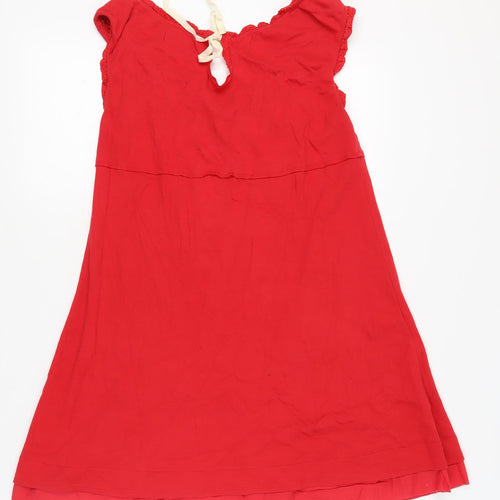 Avoca Anthology Red Embroidered Dress - Size 4