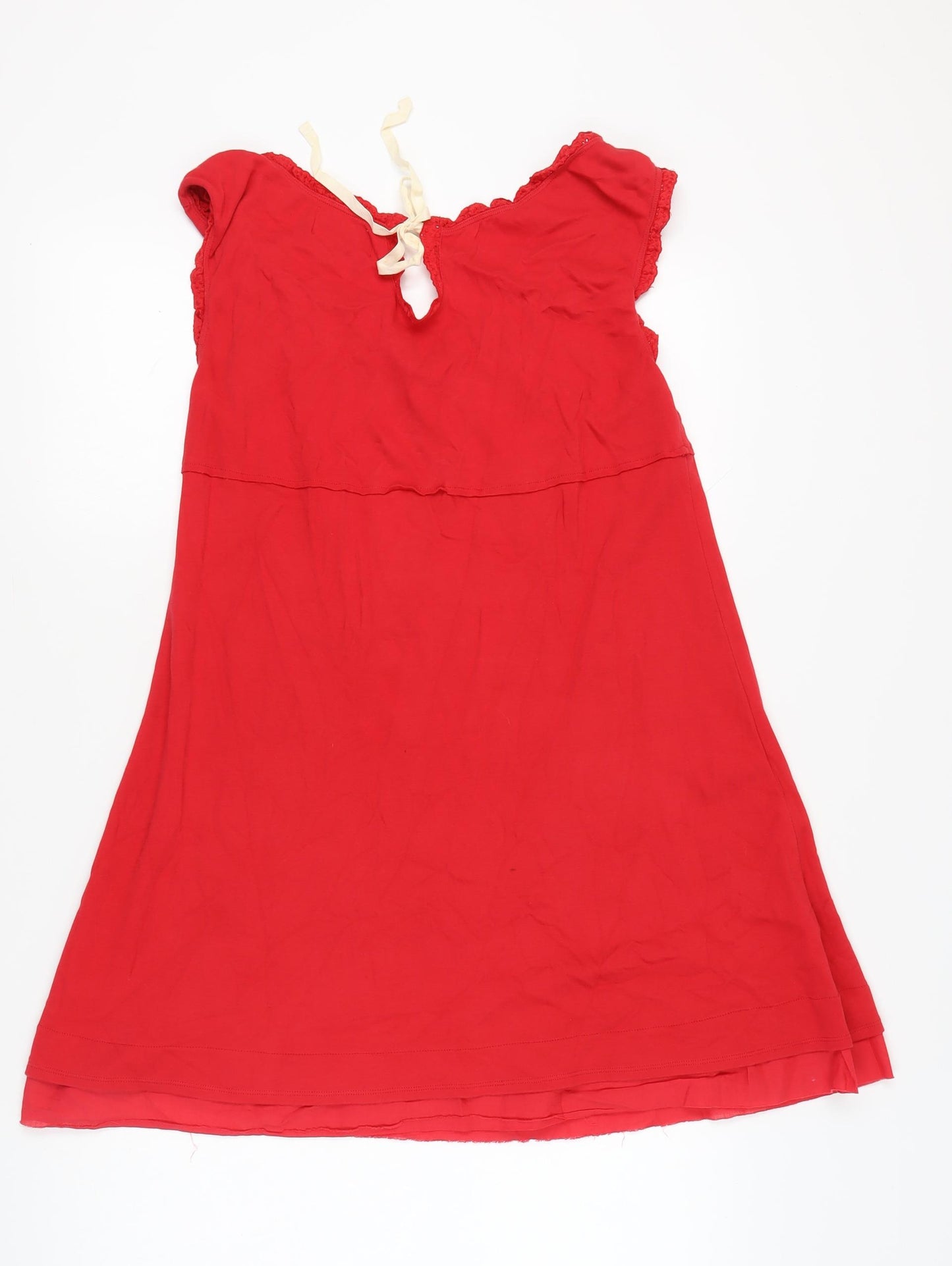 Avoca Anthology Red Embroidered Dress - Size 4