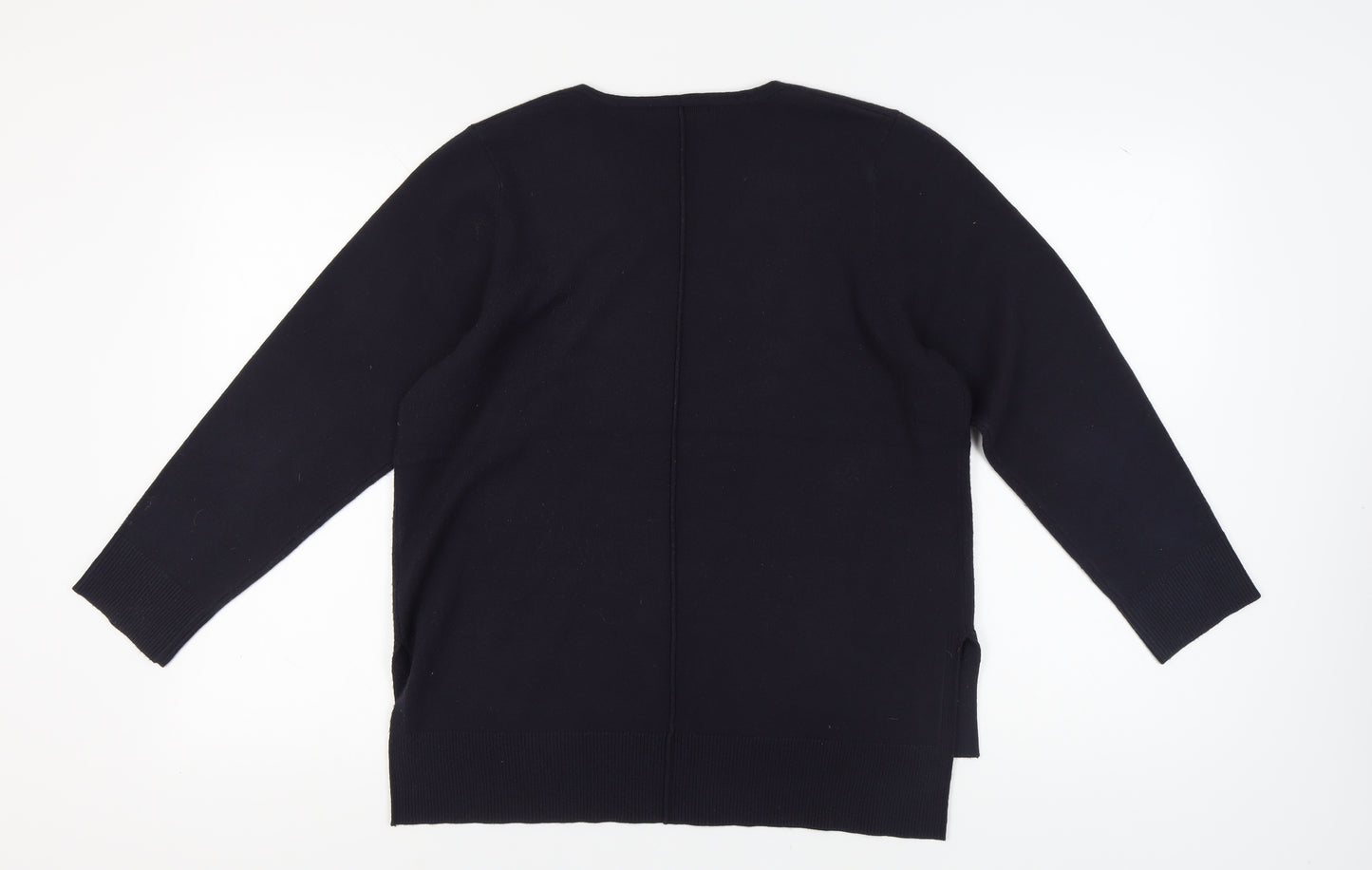 French Connection Women's Black V-Neck Pullover Jumper