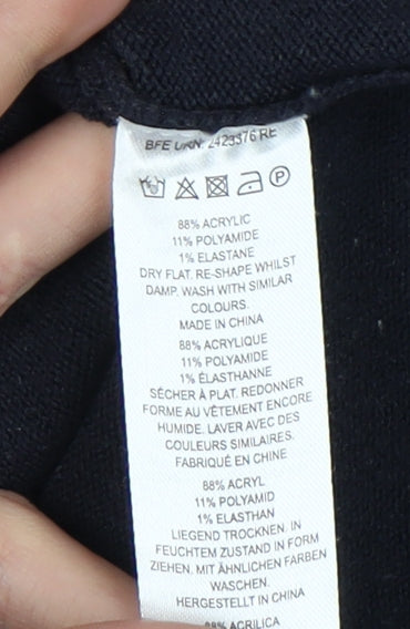 French Connection Women's Black V-Neck Pullover Jumper