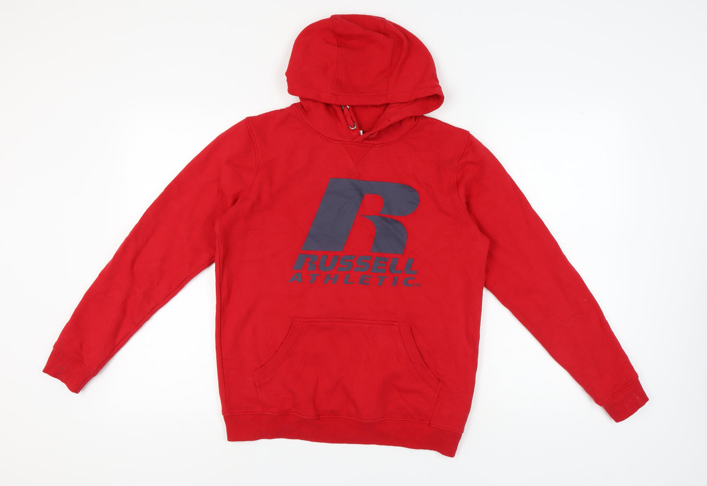 Russell Athletic Boys Red Pullover Hoodie 14-15 Years