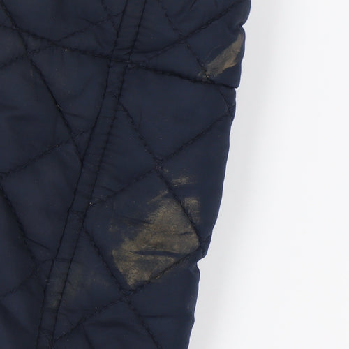Joules Boys Blue Quilted Jacket, 6 Years, Autumn/Winter