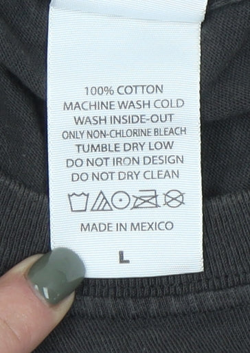 The Duck Co. Men's Black Large Funny Graphic T-Shirt