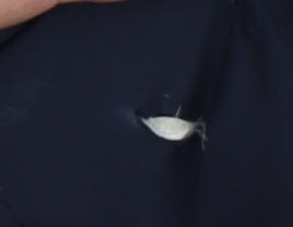 Abercrombie & Fitch Women's Blue Hooded Puffer Jacket