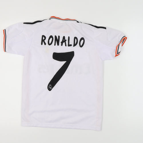 Inter Soccer Boys' White Football Jersey L Casual Sports