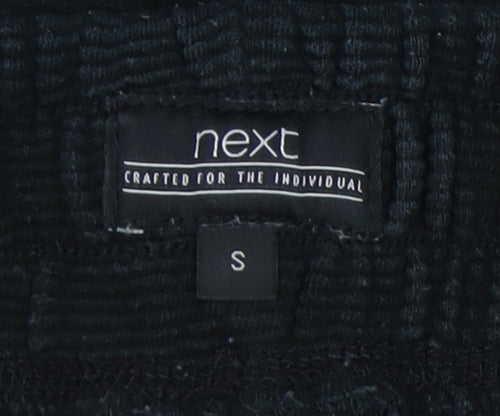 Next Men's Black Cotton Drawstring Shorts S