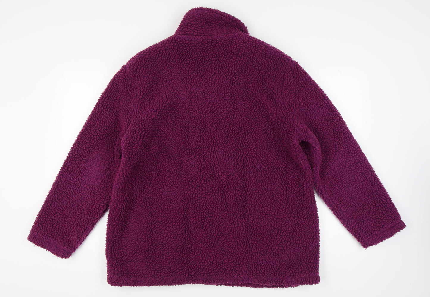 Damart Women's Purple Fleece Jacket Size 18/20