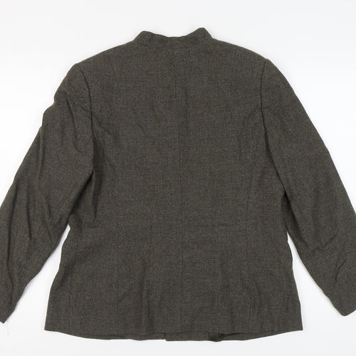 Jaeger Women's Size 14 Wool Suit Jacket Grey