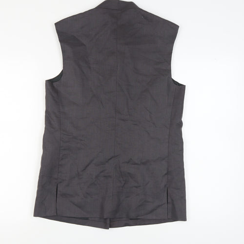 Shikara Sapphire Men's Black Waistcoat Medium