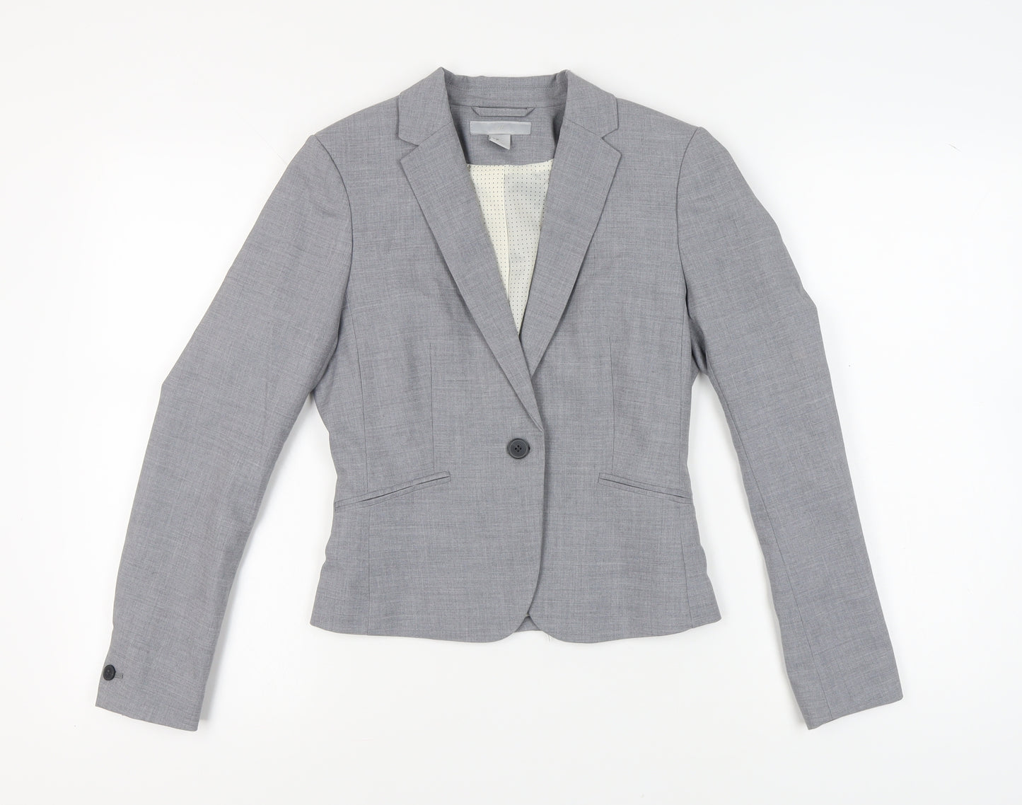 H&M Women’s Grey Classic Blazer Size 6