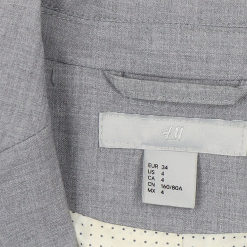 H&M Women’s Grey Classic Blazer Size 6